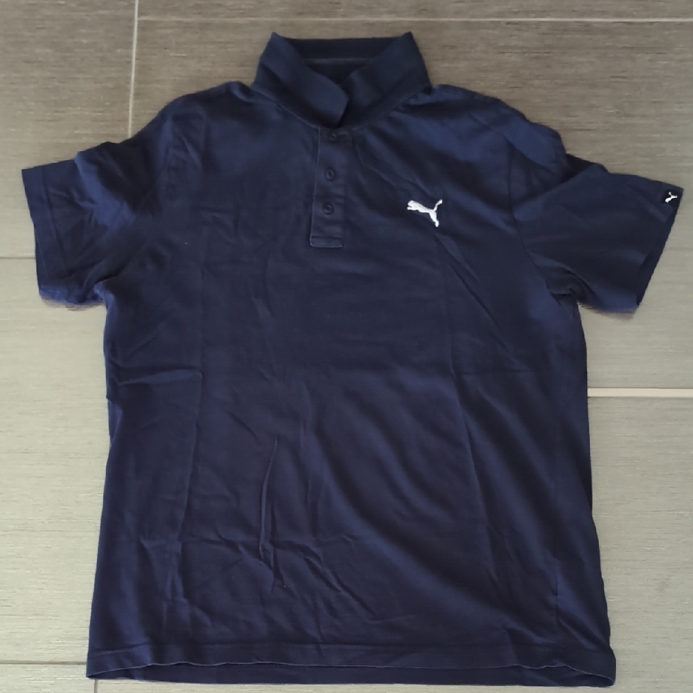 Puma Men's Dark Blue Polo Shirt